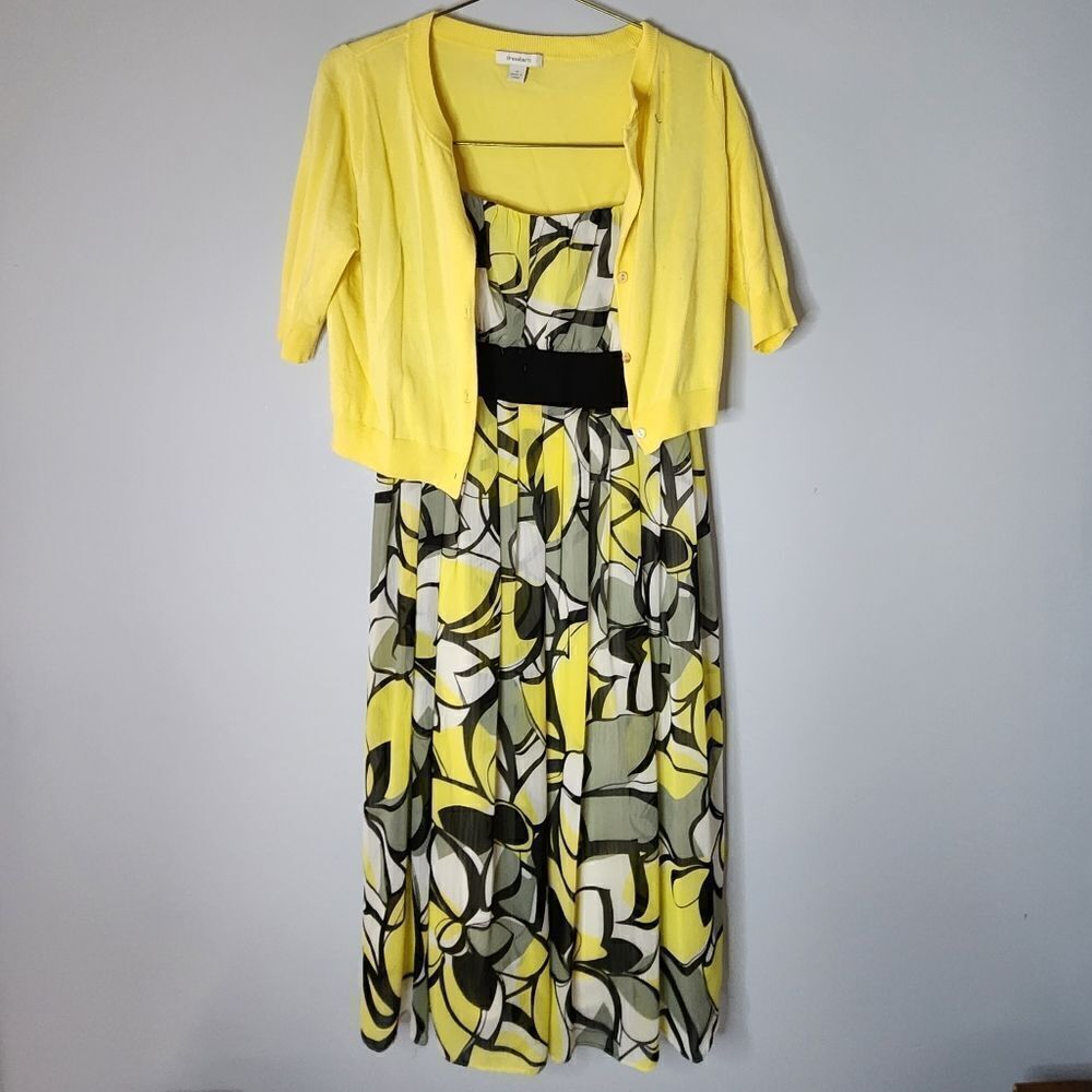 Dress Barn two piece sweater dress women's size 10